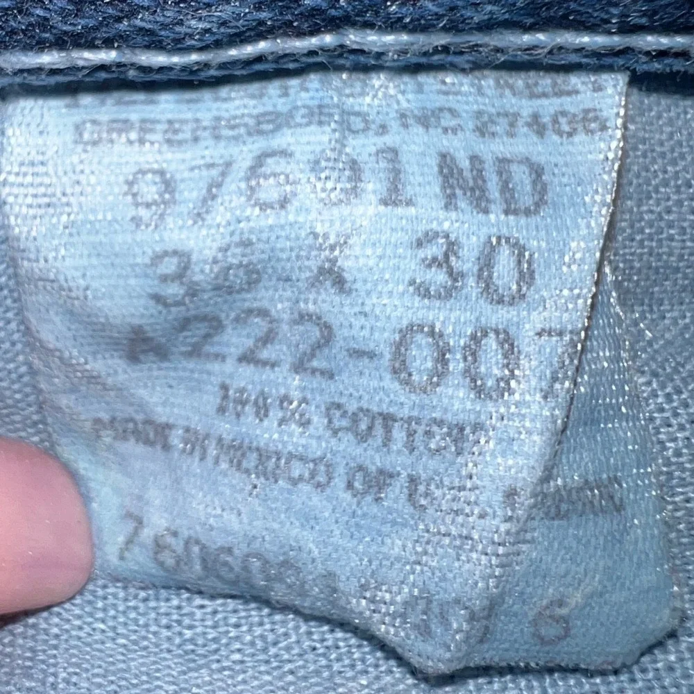 Wrangler Men's Retro Denim Blue Jeans 38x30 97601ND Medium‎ Wash - Picture 4 of 5